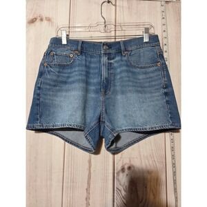 American Eagle Outfitters Womens Denim Relaxed Fit Shorts Size 6 Blue